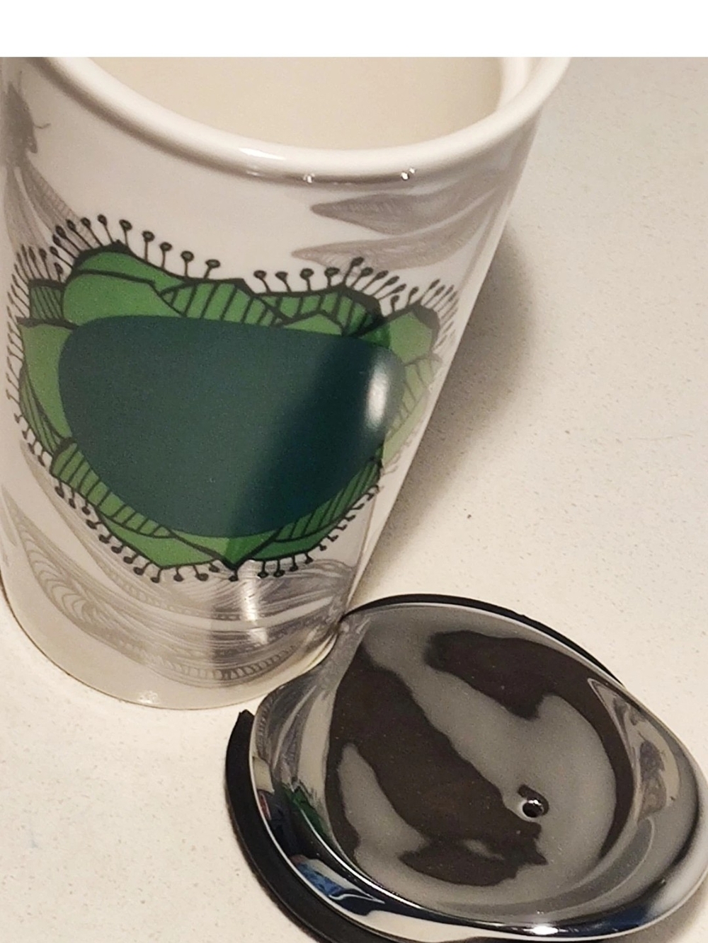 Starbucks Coffee 2014 Double Wall Ceramic Tumbler...